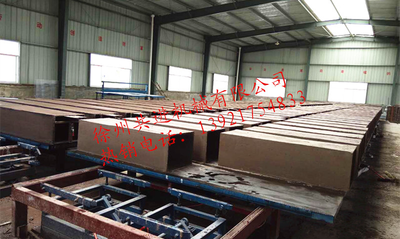 4-5分鐘快速成型新款煙道機，普通水泥煙道機生產(chǎn)線 煙道設備